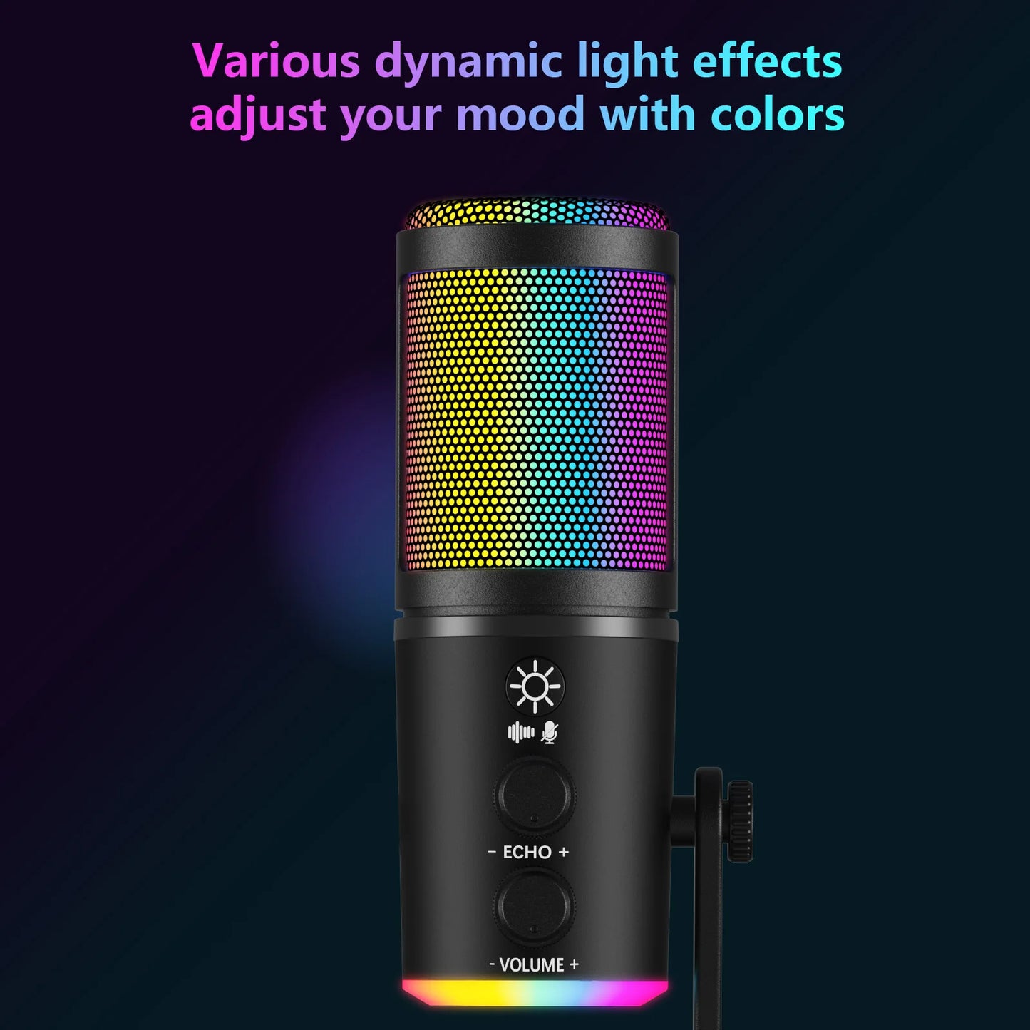 ZYNZE PinkCast™ – USB Condenser Microphone for Streaming, Podcasting & Studio Recording