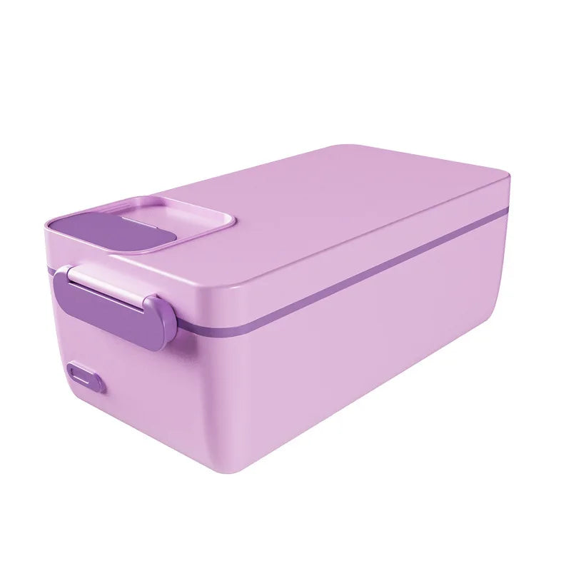 ZYNZE HeatBox™ Go – Portable Electric Lunch Box with 3200mAh Battery (1L, 6H Heat Retention)