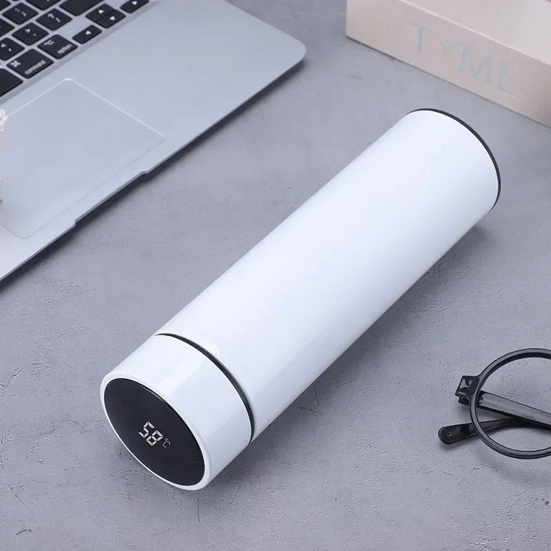 ZYNZE SmartCup™ 500 – Intelligent LED Thermos Bottle (Hot & Cold Insulated Mug)