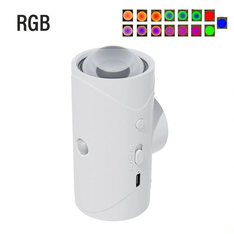 RGB Infrared Sensor Lamp Smart Rechargeable
