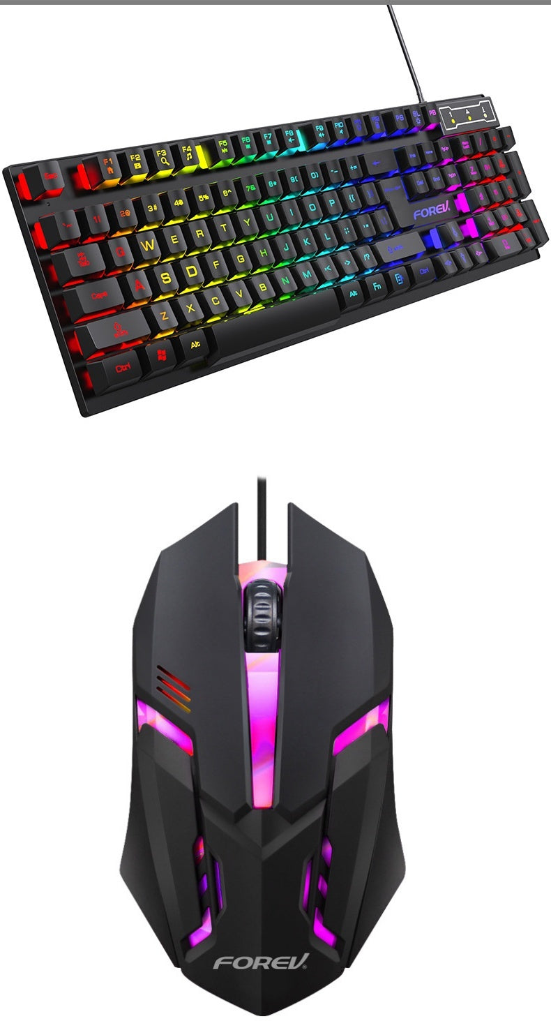 Draagbaar toetsenbord met 104 toetsen en achtergrondverlichting voor gamers