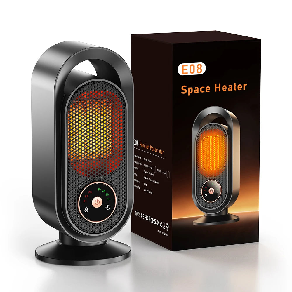 ZYNZE HeatMini™ 1000W – Portable Electric Space Heater with Auto Power-Off & Silent Mode