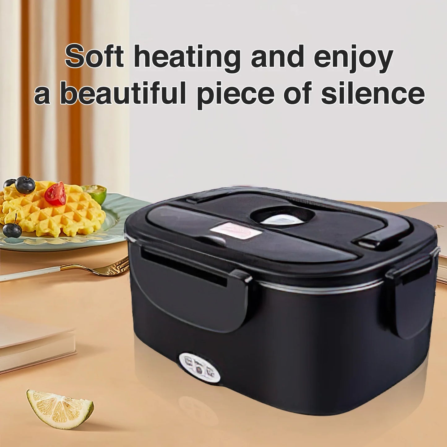 ZYNZE HeatBox™ Duo – 2-in-1 Electric Lunch Box for Car & Home (12V/24V/220V)