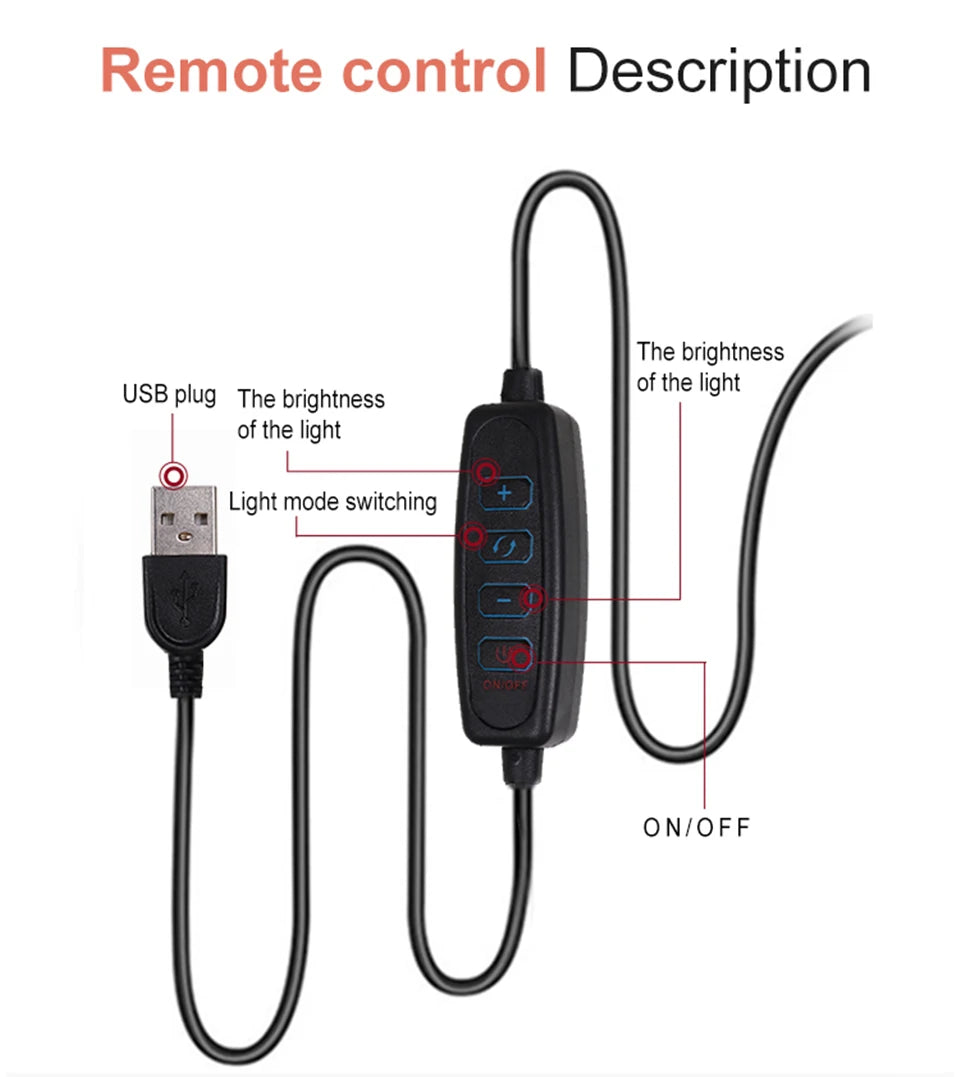Zynze RingBeam™ – LED Ring Light with Phone Holder for YouTube & Vlogging