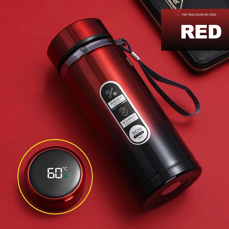 ZYNZE SmartCup™ X – Stainless Steel LED Thermos Bottle (500ML / 1L)