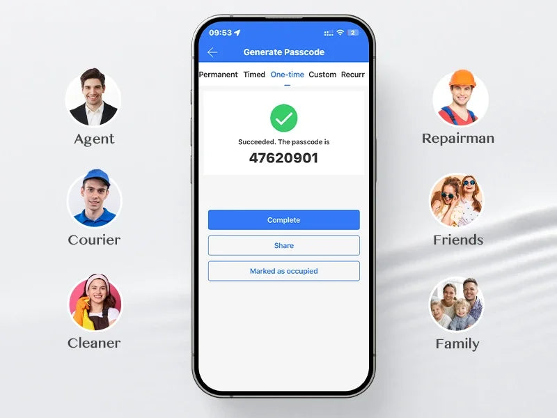 ZYNZE LockPro™ X1 – Smart TTLock Cylinder with App Control & IP67 Waterproof Design