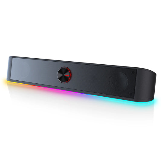 ZYNZE GS560 Pro RGB Soundbar – USB Gaming Speaker with Light Display Sync