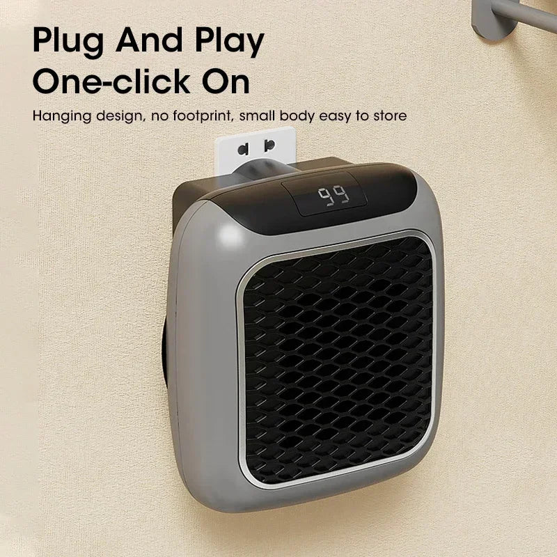 ZYNZE HeatFlow™ 800 – Portable Electric Heater with Remote Control & Fast Heating