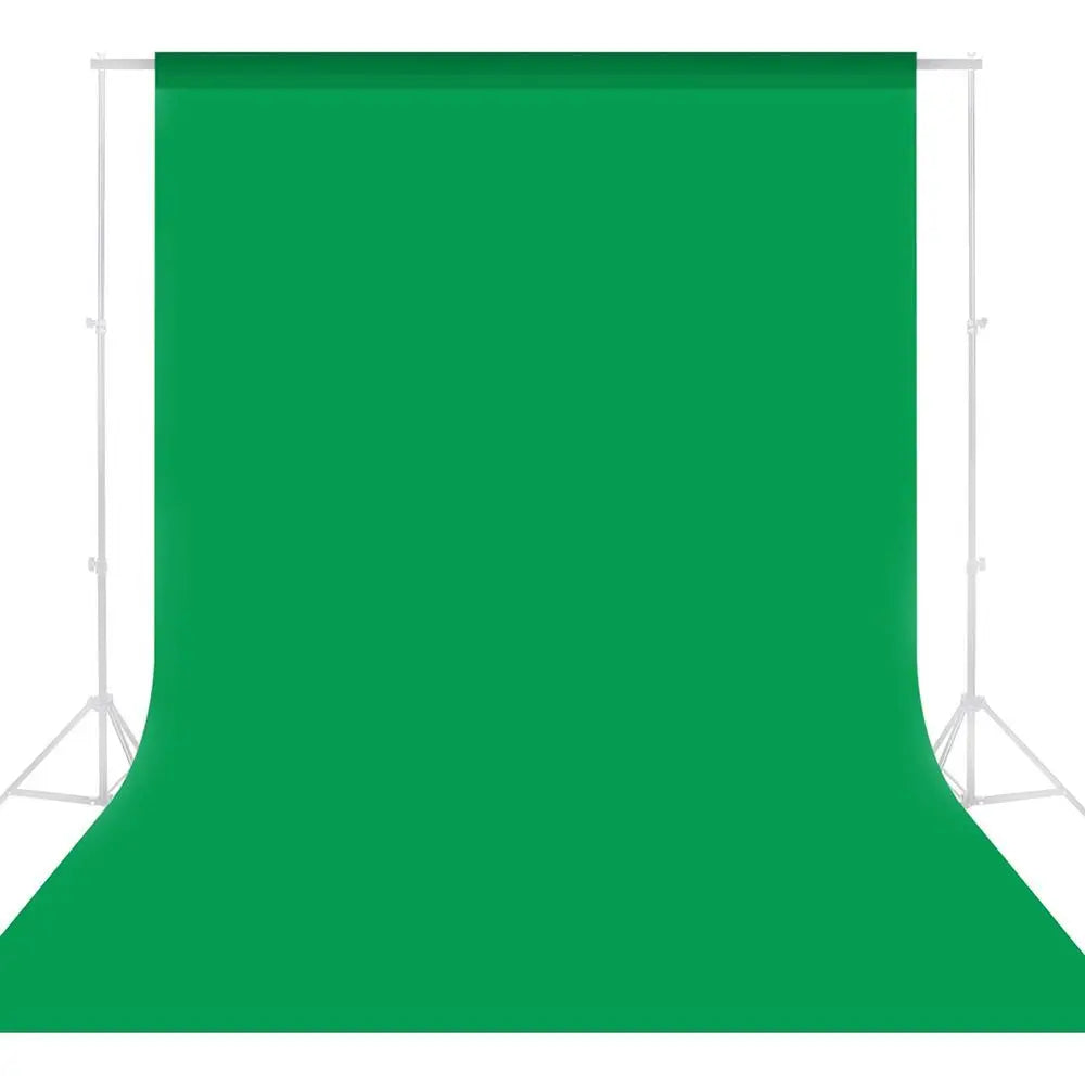 ZYNZE StreamScreen™ – Professional Cotton Backdrop for Photo & Video (Green/White/Black)