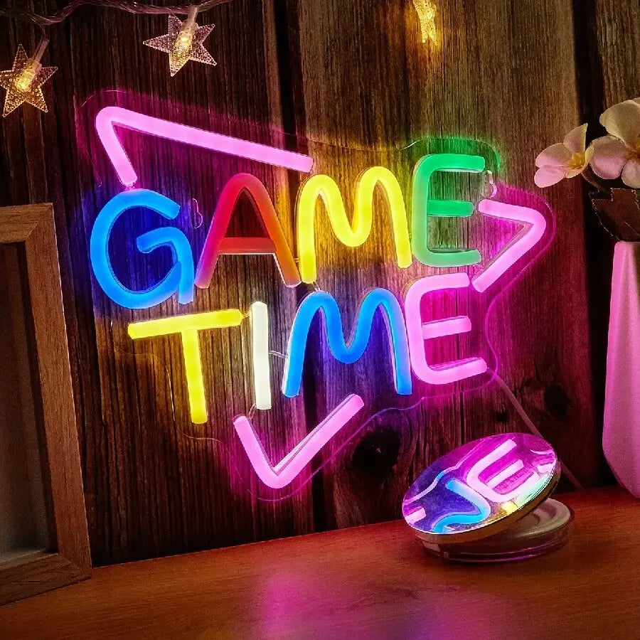 Gamepad-Shaped LED Neon Sign for Gamer Room Decor