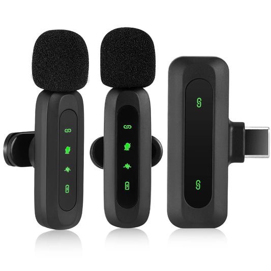 Zynze ClipMic™ – Wireless Lavalier Microphone for iPhone & Android Plug & Play