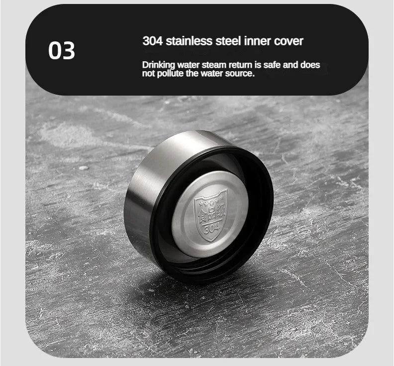 ZYNZE SmartCup™ X – Stainless Steel LED Thermos Bottle (500ML / 1L)