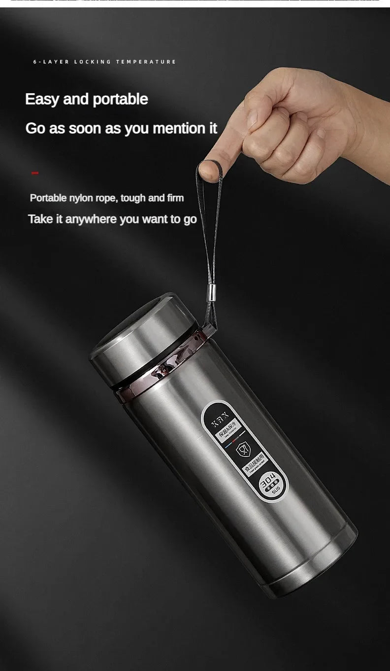 ZYNZE SmartCup™ X – Stainless Steel LED Thermos Bottle (500ML / 1L)