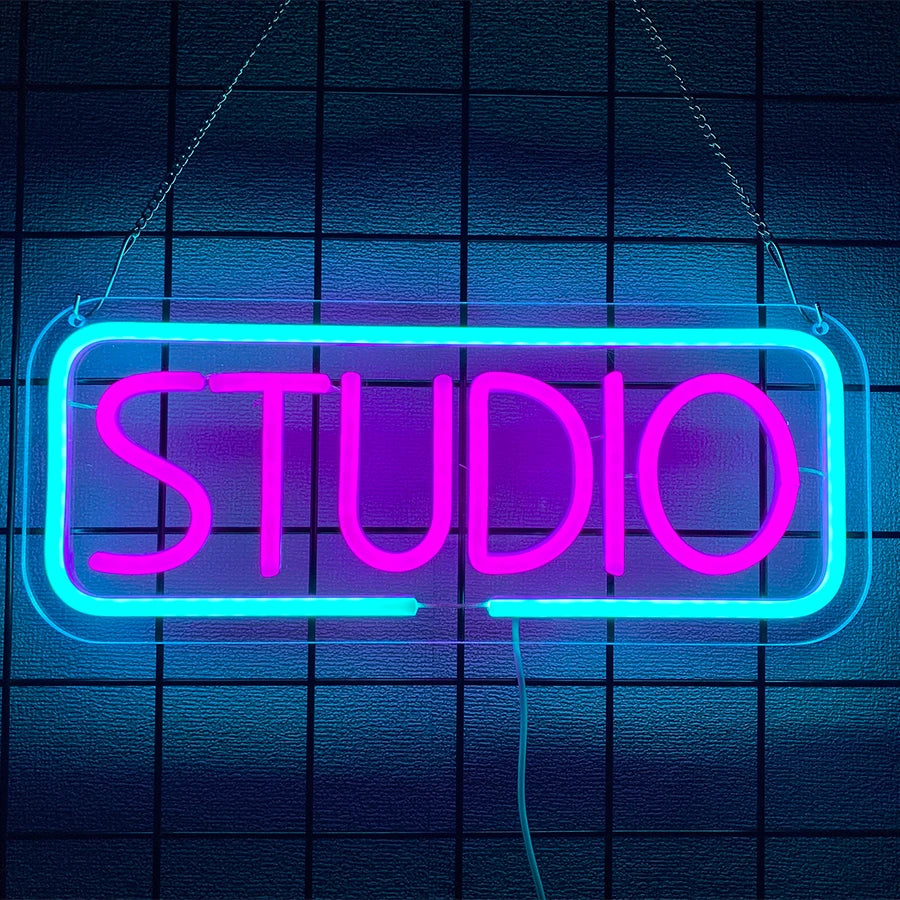 Zynze OnAirPro™ – LED Neon Live Recording Sign for Studios & Gaming Rooms