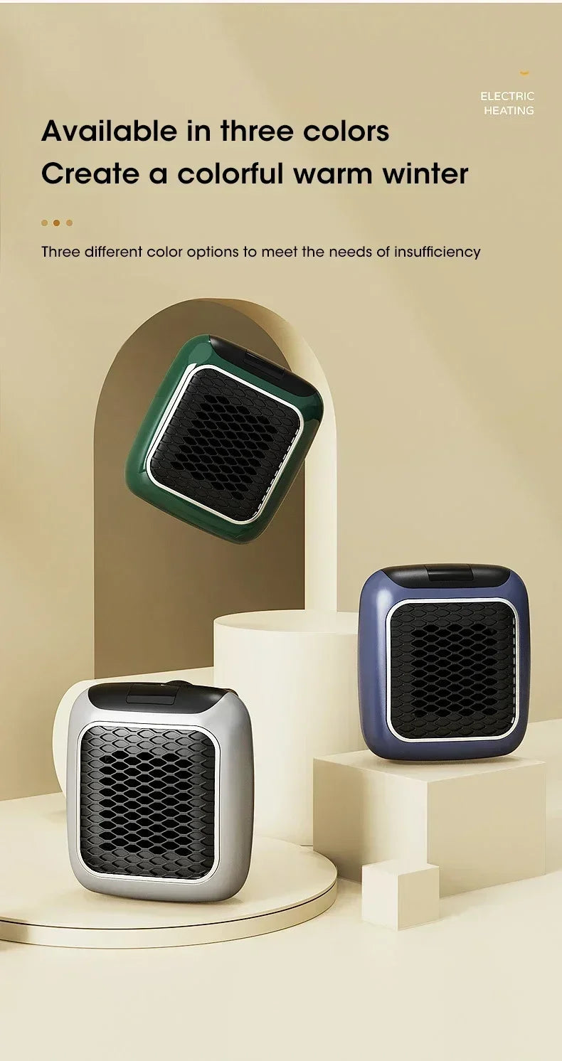 ZYNZE HeatFlow™ 800 – Portable Electric Heater with Remote Control & Fast Heating