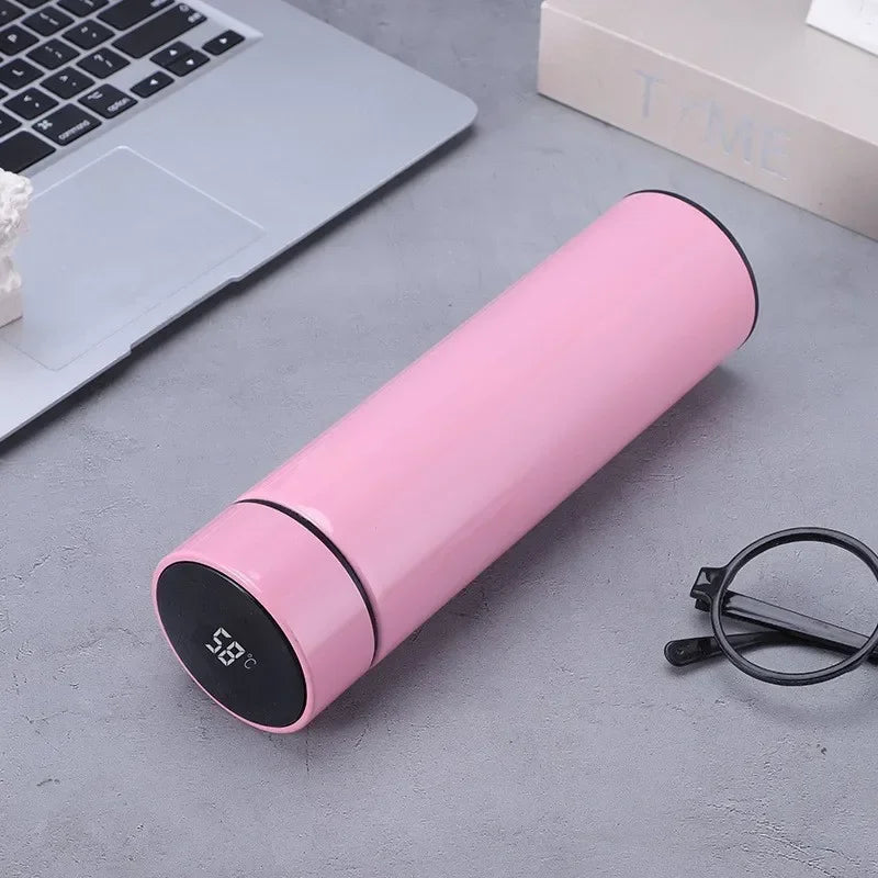 ZYNZE SmartCup™ 500 – Intelligent LED Thermos Bottle (Hot & Cold Insulated Mug)