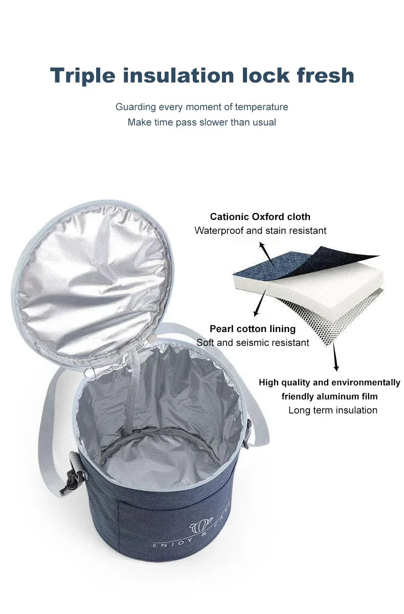 ZYNZE HeatBox™ Pro – 2L USB Electric Lunch Box with Stainless Steel Warmer & Cooler Bag