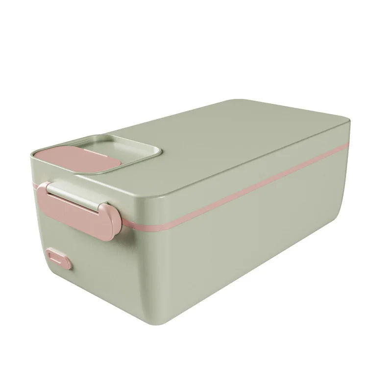 ZYNZE HeatBox™ Go – Portable Electric Lunch Box with 3200mAh Battery (1L, 6H Heat Retention)