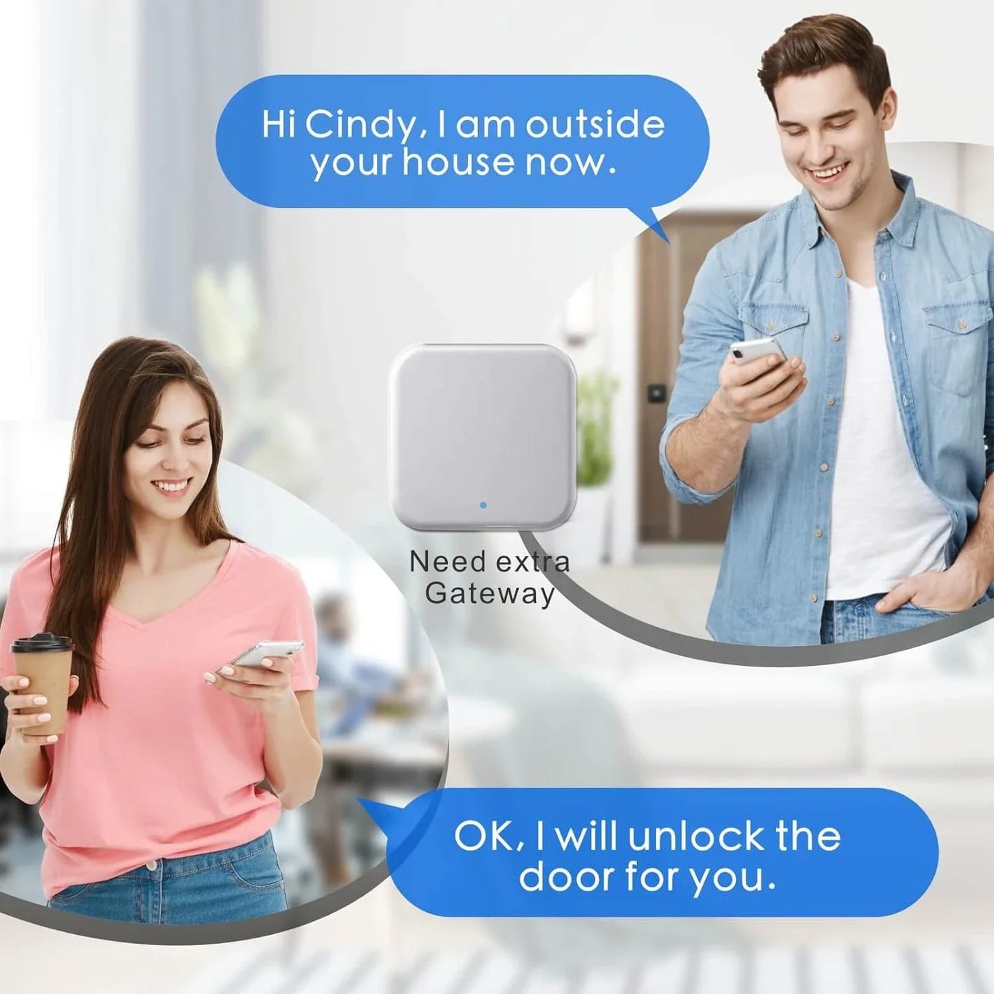 ZYNZE LockPro™ X1 – Smart TTLock Cylinder with App Control & IP67 Waterproof Design