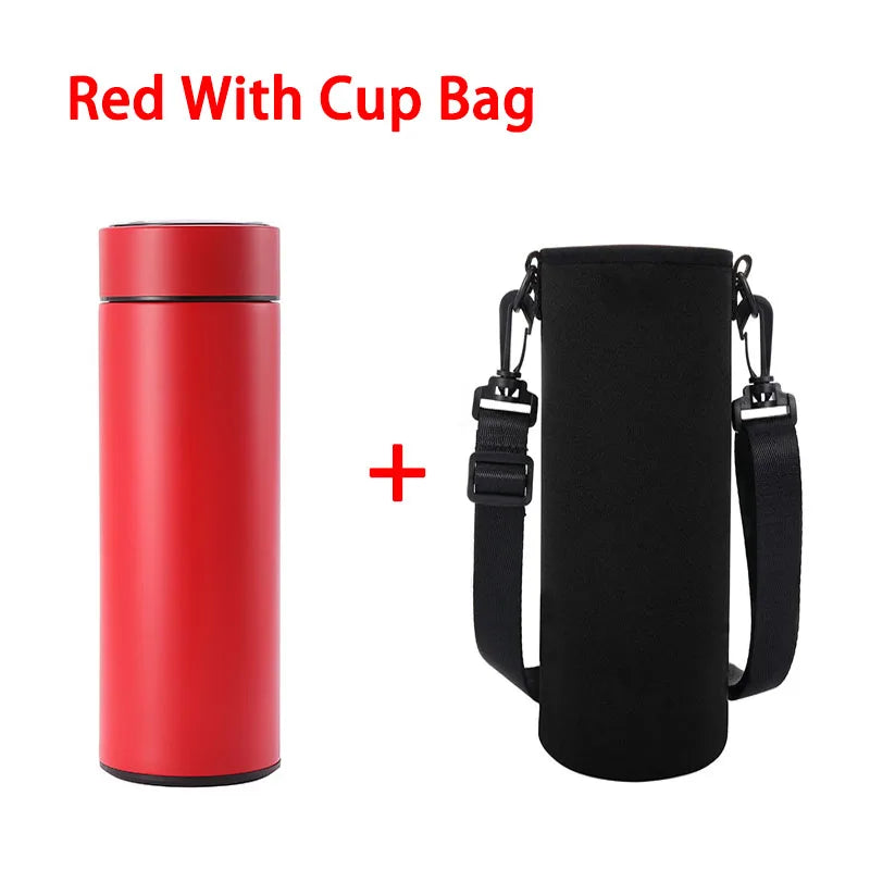 ZYNZE SmartCup™ 500 – Intelligent LED Thermos Bottle (Hot & Cold Insulated Mug)
