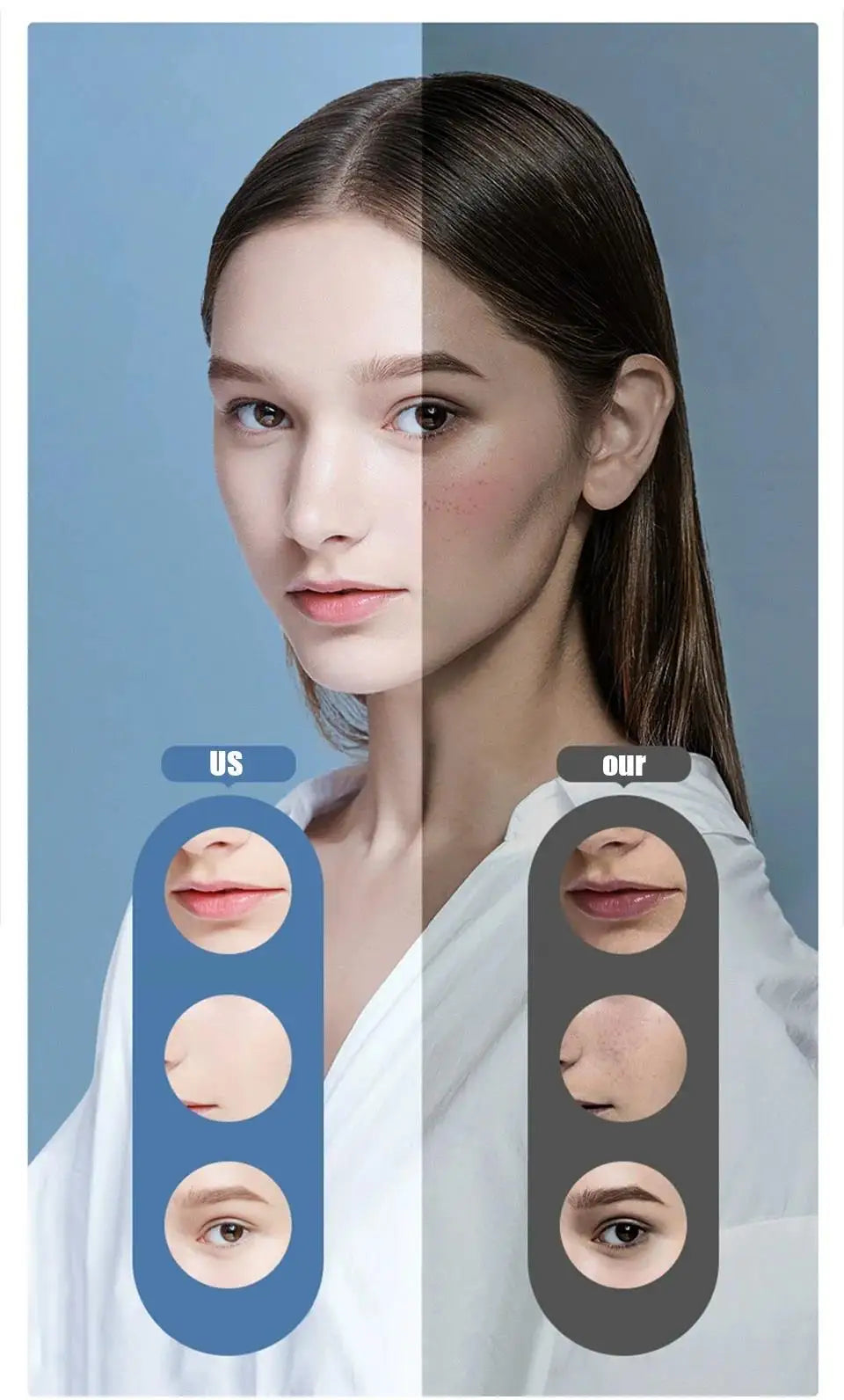 LED-fotografielamp, selfieverlichting, conferentieverlichting, fotostudiolamp met schaararm, standaard voor Zoom, YouTube-livestreaming