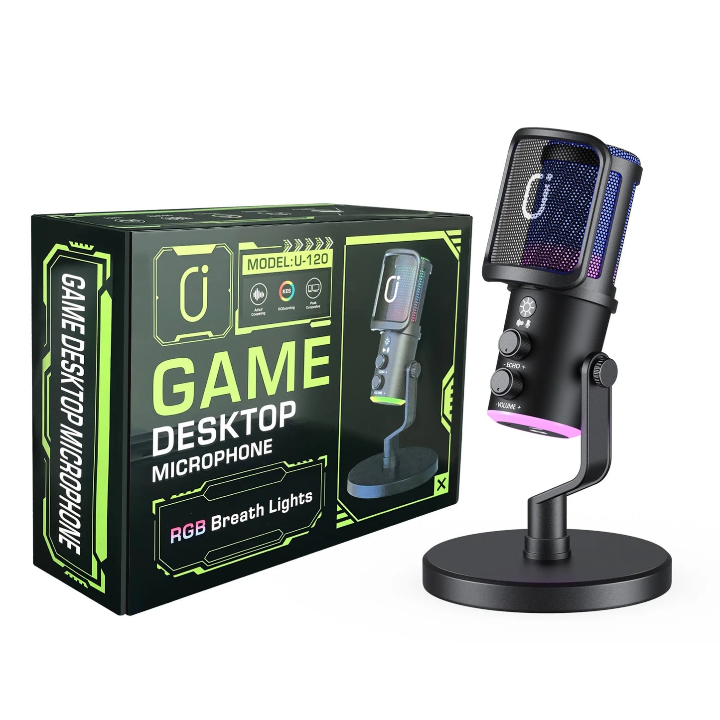 ZYNZE PinkCast™ – USB Condenser Microphone for Streaming, Podcasting & Studio Recording