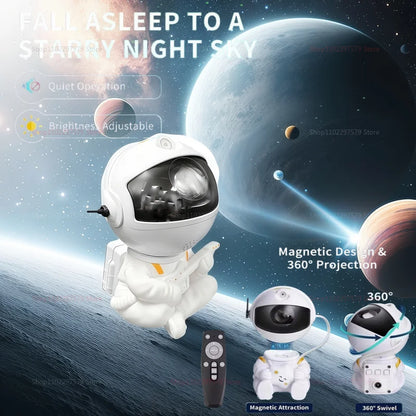 Galaxy Projector Led Nachtlampje Sterrenprojector Astronaut Projector Galaxy Licht voor Thuis Decoratief Slaapkamer Kinderen Kinderen Cadeau