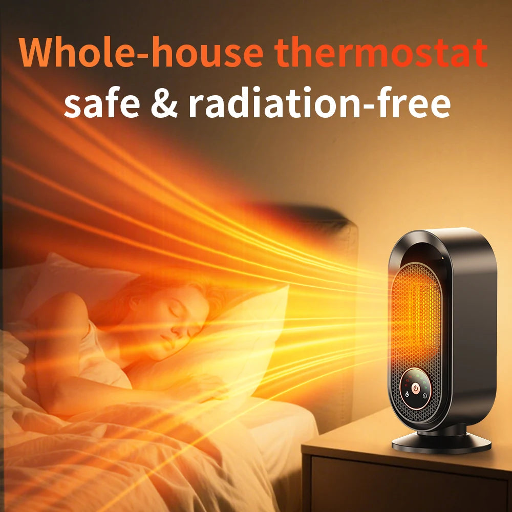 ZYNZE HeatMini™ 1000W – Portable Electric Space Heater with Auto Power-Off & Silent Mode