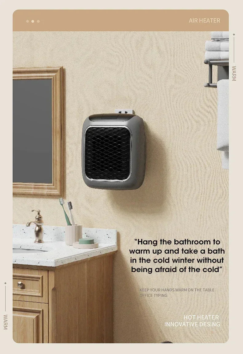 ZYNZE HeatFlow™ 800 – Portable Electric Heater with Remote Control & Fast Heating