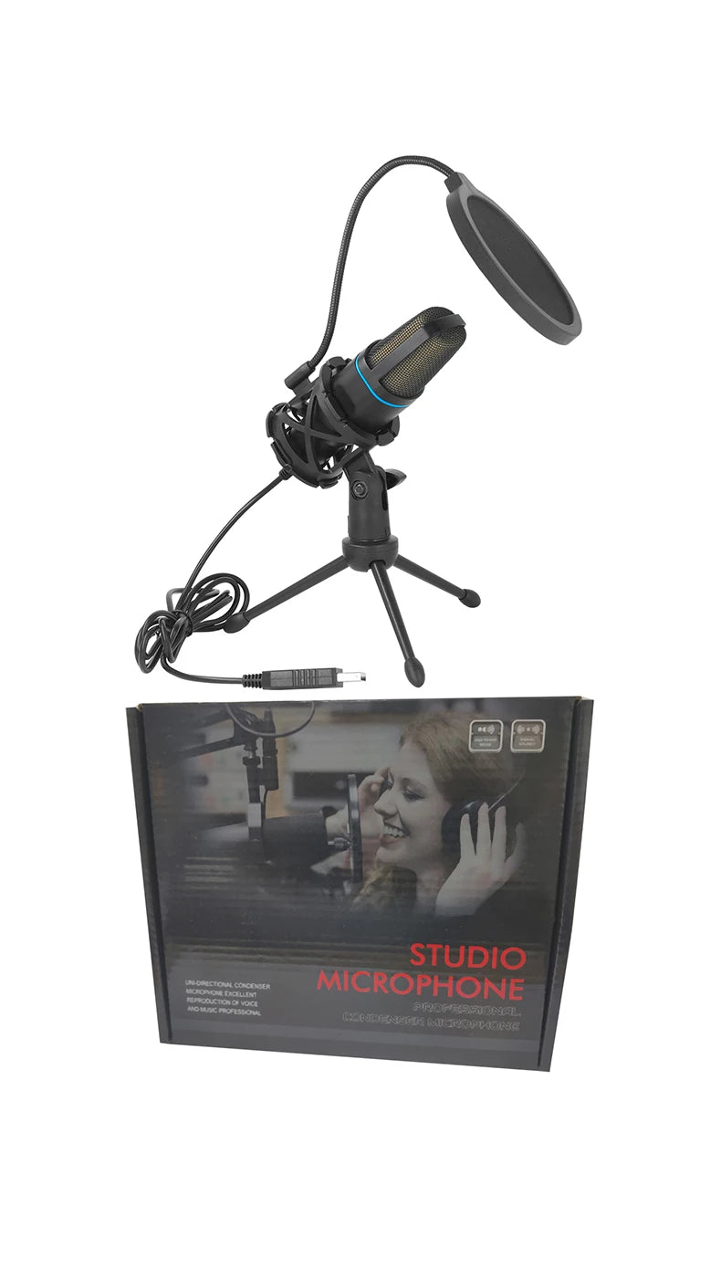 ZYNZE StreamMic™ RGB – USB Condenser Microphone for Gaming, Podcast & Studio Recording
