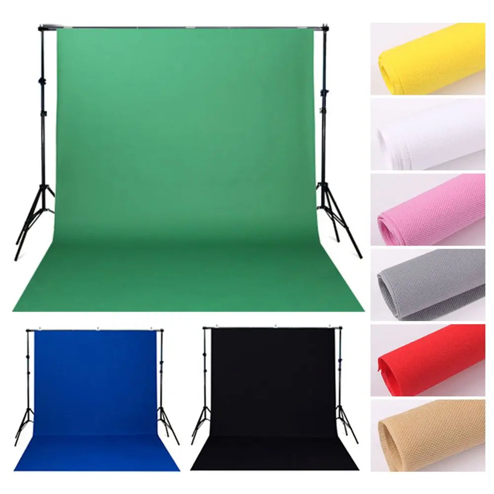 ZYNZE StreamScreen™ – Professional Cotton Backdrop for Photo & Video (Green/White/Black)
