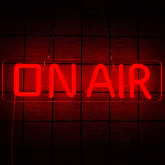OnAirGlow™ – LED Neon Sign for Streamers & Gamers