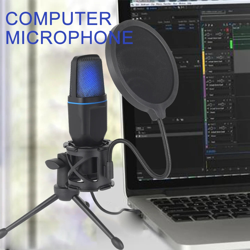 ZYNZE StreamMic™ RGB – USB Condenser Microphone for Gaming, Podcast & Studio Recording