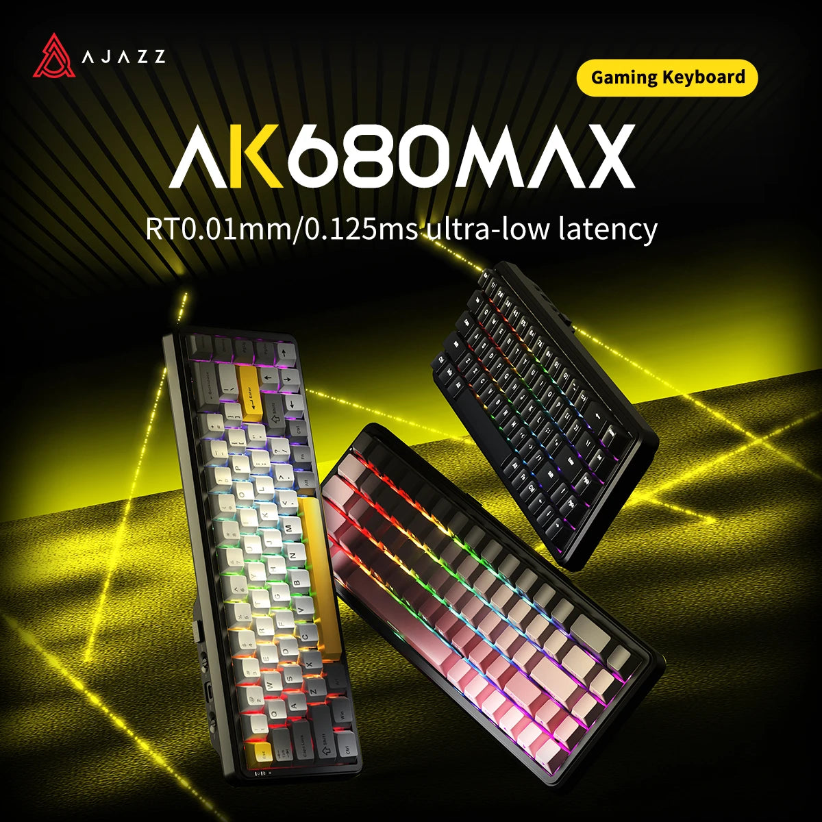 ZYNZE ProMag™ AK680 – Magnetic Switch Gaming Keyboard for E-Sports Precision