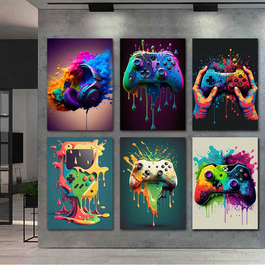 Zynze RetroPad™ – Classic Game Controller Wall Art Canvas