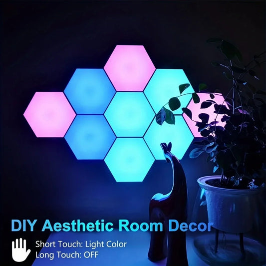 Zynze HexaGlow™ – Touch RGB Modular Light Panels
