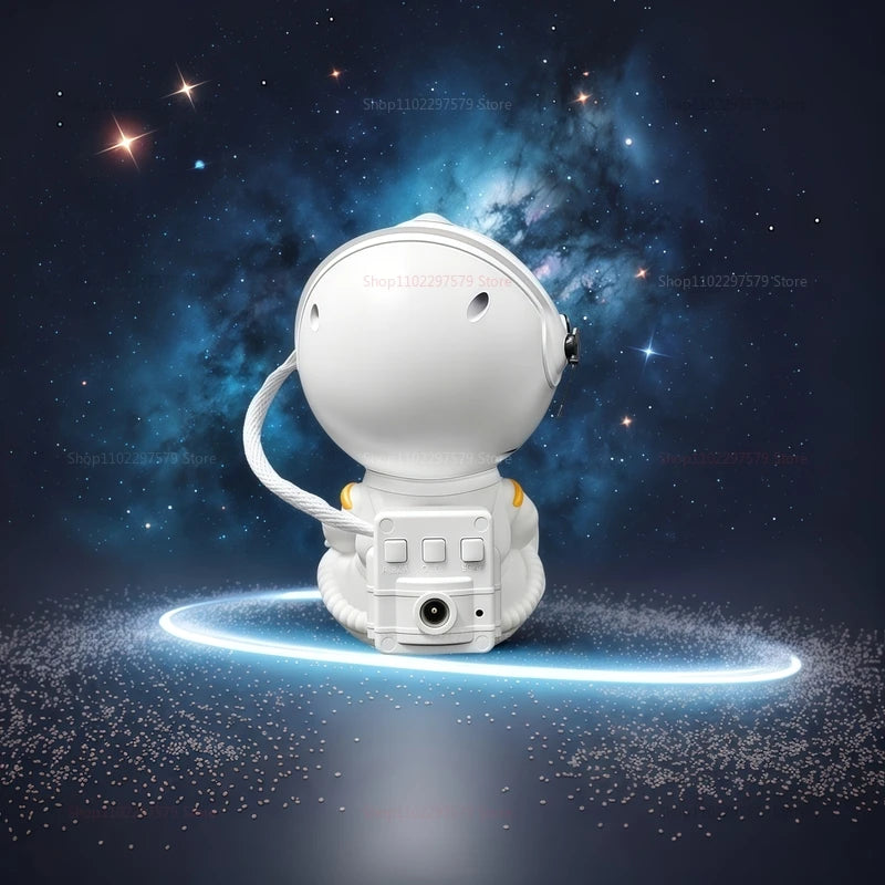 Zynze AstroGlow™ – Galaxy Astronaut Star Projector Night Light for Home & Bedroom
