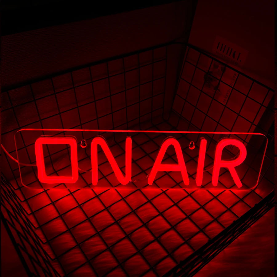 OnAirGlow™ – LED Neon Sign for Streamers & Gamers